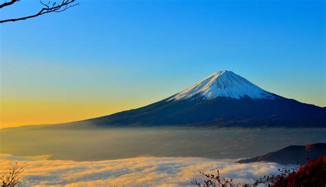 1336x768 Mount Fuji Sunrise Hd Laptop Wallpaper Hd Nature 4k
