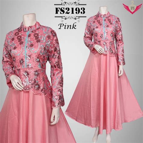 Karena bahan tersebut memberi kesan elegan dan mewah, apalagi jika dipadukan dengan aksesoris yang tepat. Jual gaun pesta brukat warna pink cantik, gamis modern , baju muslim di lapak grosir gamis ...