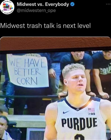 Midwest Vs Everybody Midwesternope Midwest Trash Talk Is Next Level