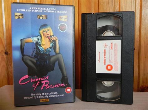 Crimes Of Passion Vhs 1984 Kathleen Turner Anthony Perkins Bruce Davison Annie Potts