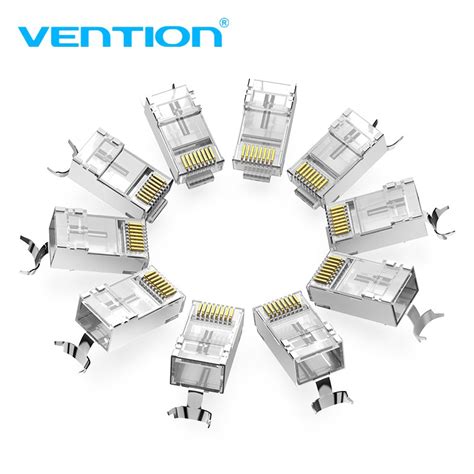 These modular plug boots help protect critical network connections during extreme use. Vention RJ45 Connector Cat6/Cat5e/Cat5 Network Plug 8P8C ...
