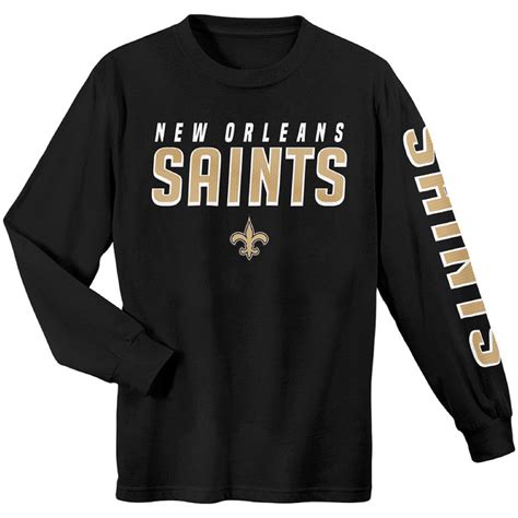 Youth Black New Orleans Saints Sleeve Hit Long Sleeve T Shirt Walmart