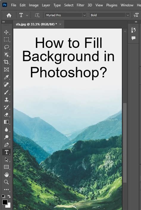 How To Fill Background In Photoshop With Pictures