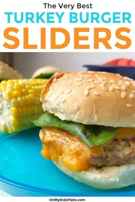 Mini Turkey Burger Sliders With Cheese Recipe Turkey Burger Sliders