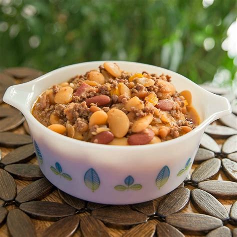 Hot Eats And Cool Reads Calico Beans Recipe