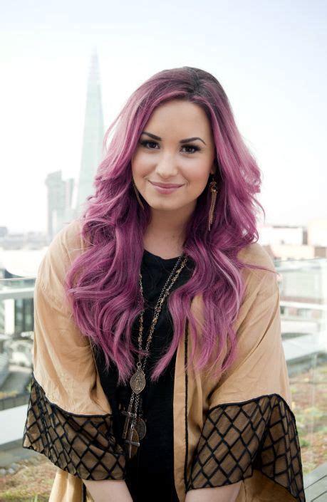 Demi Rosa Demi Lovato Pinterest Hair Purple Aesthetic Purple Hair