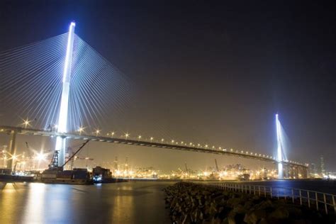 Stonecutters Bridge Hong Kong 298 Metres 978 Ft Tall The Civil