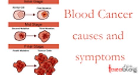 Blood Cancer Types And Symptoms