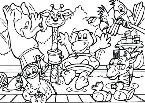 Without animal coloring pages, children would really get bored. Forest Habitat Coloring Pages at GetColorings.com | Free ...