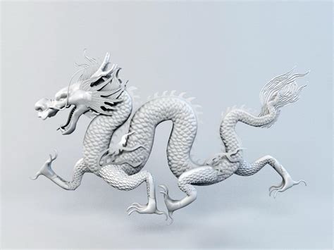 chinese dragon 3d model free download