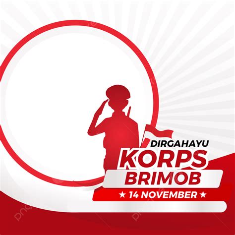 Twibbon Dirgahayu Korps Brimob Polri Korps Brimob Polri Hut Brimob