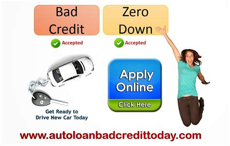 Bad Credit Auto Loan No Money Down Car Loan With No Money Down