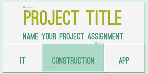 Project Title Definition And Examples