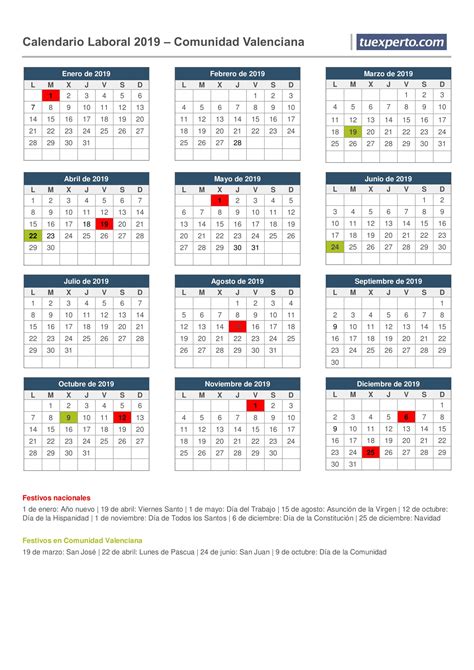 Calendario laboral en la provincia de alicante de 2021. Inspeccionar Calendario 2019 Colombia Con Festivos