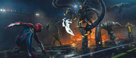 Image Sinister Six From Msm Concept Art Marvels Spider Man