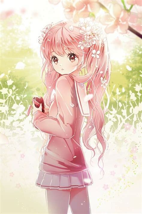 Fille Cheveux Rose Anime Girls Anime Girl Pink Kawaii Anime Girl
