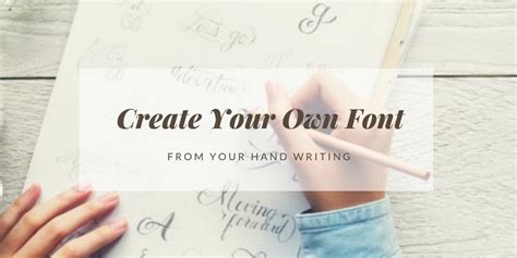How To Create Font From Your Handwriting The Hairy Potato