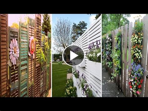 30 Cool Garden Fence Decoration Ideas Diy Garden