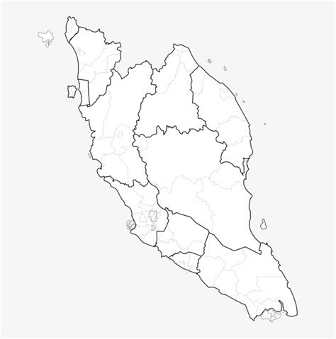 Peninsular Malaysia Blank Map World Map Mapa Polityczna Malaysia Map