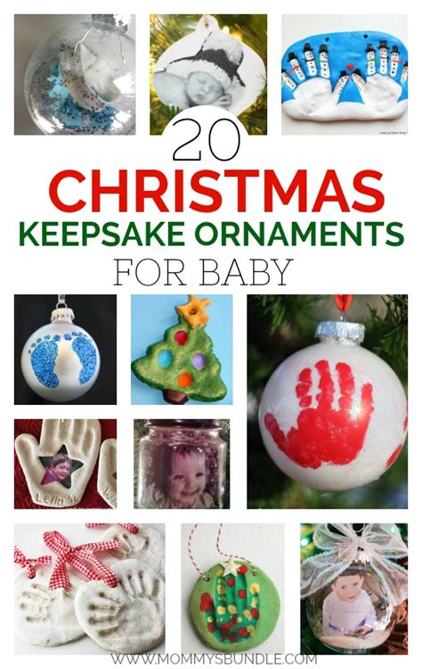 20 Homemade Keepsake Ornaments For Babys First Christmas