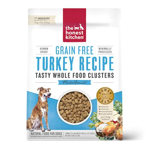 Maybe you would like to learn more about one of these? The Honest Kitchen Whole Food Clusters Grain Free Turkey Dry Dog Food, 5 lbs. | Petco