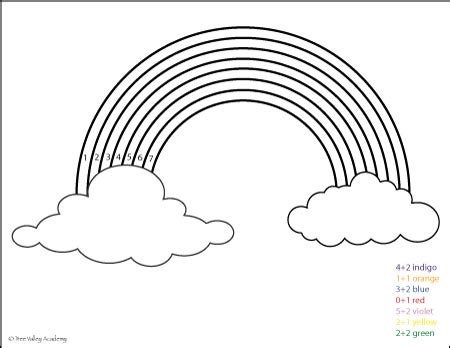 Rainbow shapes and numbers math activities the rainbow is a meteorological phenomenon in which the rays of the sun reflect on rain. Number Bonds to 7 Free Math Worksheets