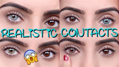 Coloured Contacts For Dark Eyes Solotica Youtube