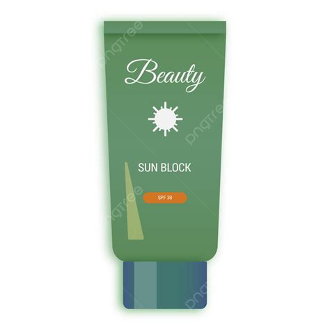 Sunscreen Tube Vector Png Images Sunscreen Tube Package In Green