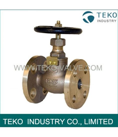 Jis 16k Cast Bronze Globe Valve