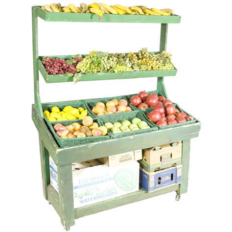 Produce Stand 4 Tier Green Air Designs