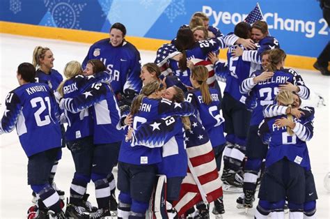 Us Womens Hockey Team Wins First Gold In 20 Years At Olympic Games