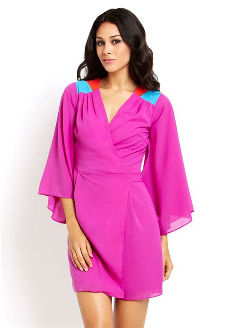Colorblock Wrap Dress From Ark And Co On Sale For 49 From Ideeli Girly
