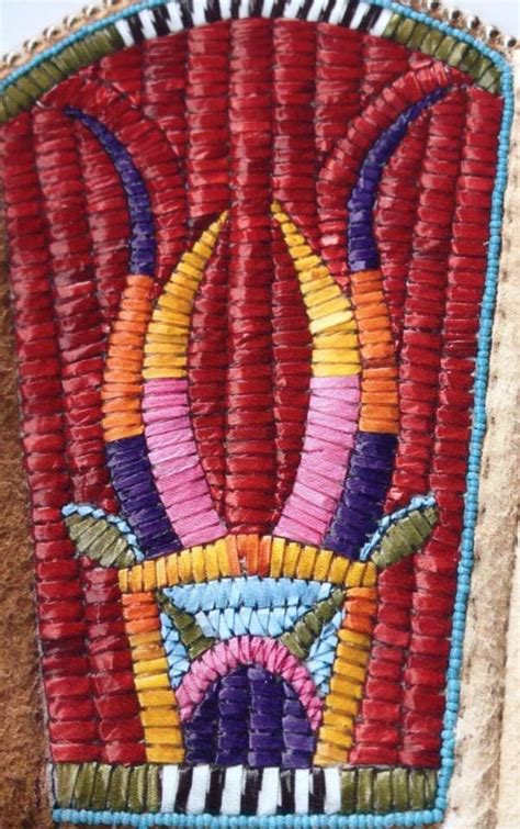 Detail Of Quilled Porcupine Gauntlet Jamie Okuma Luiseno And