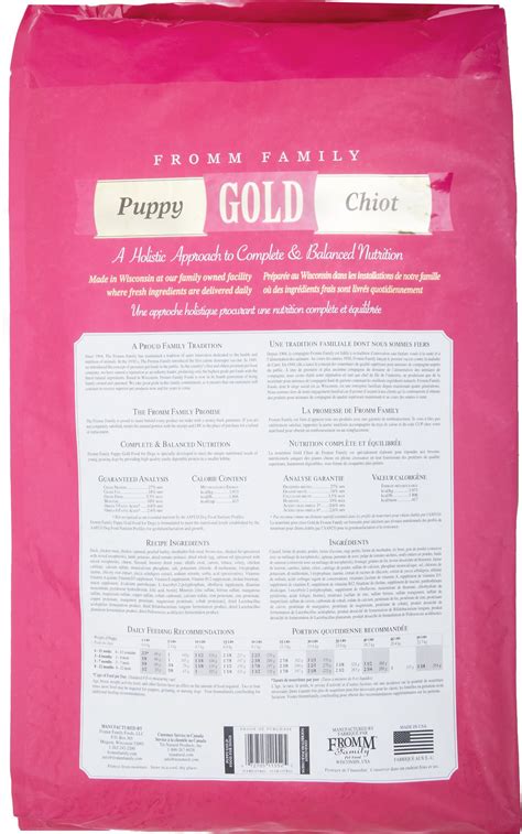 4 out of 5 stars. Fromm Gold Holistic Puppy Dry Dog Food | WhiteDogBone.com