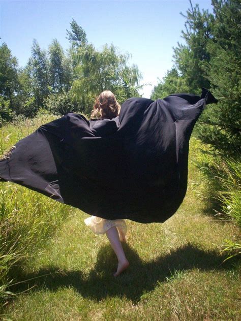 Billowing Cloak Drawing A Cape Or Cloak Fluttering Behind The Wearer