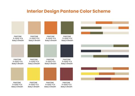 Interior Design Pantone Color Chart Download In Pdf