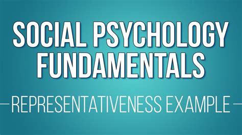 The Representativeness Heuristic Example (Learn Social Psychology Fundamentals) - YouTube