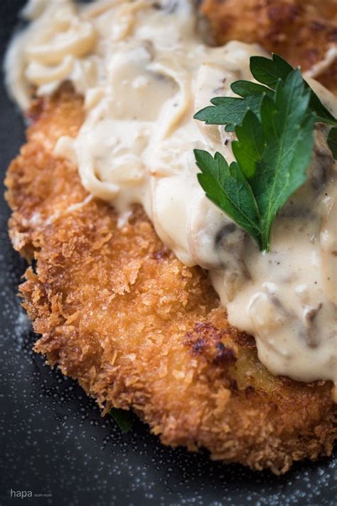 We also have a chicken version posted here. Pork Schnitzel with Mushroom Gravy | Recipe | Pork ...