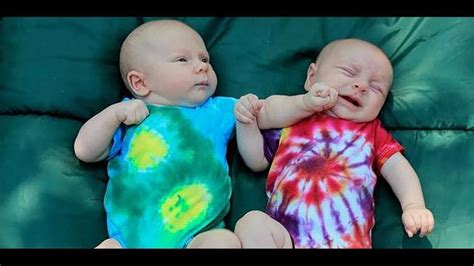 The Funniest And Cutest Video Youll See Today Twin Babies Adorable