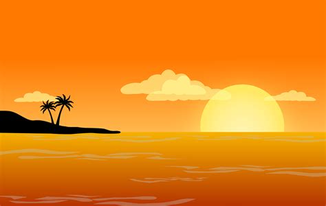 Download Beach Sunset Sunset Beach Royalty Free Vector Graphic Pixabay