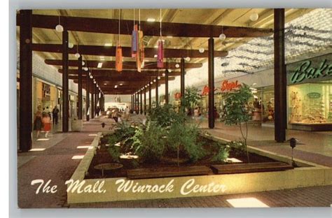 Postcard The Mall Winrock Center Albuquerquenew Mexico Old Burkey