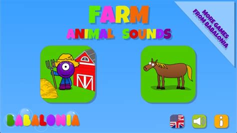 Farm For Kids Animal Sounds By Carrotbits Ike