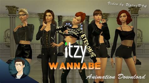 심즈4 The Sims 4mmd Dance Itzy있지 Wannabe Motion Dl Youtube