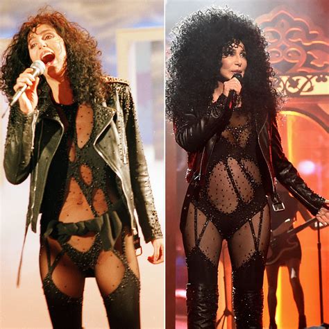 Cher Shows Off Body In Sheer Body Suit At Video Cher Photos Cher