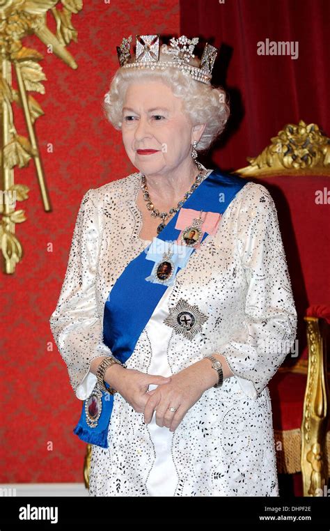 Madame Tussauds Unveils The 23rd Waxwork Of Queen Elizabeth Ii London