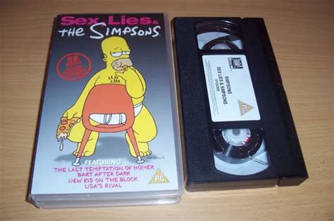 the simpsons sex lies and the simpsons vhs sur 1998 animated £9 99 picclick uk