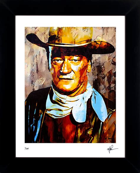 John Wayne Art Prints Wall Decor Framed Limited Edition Art