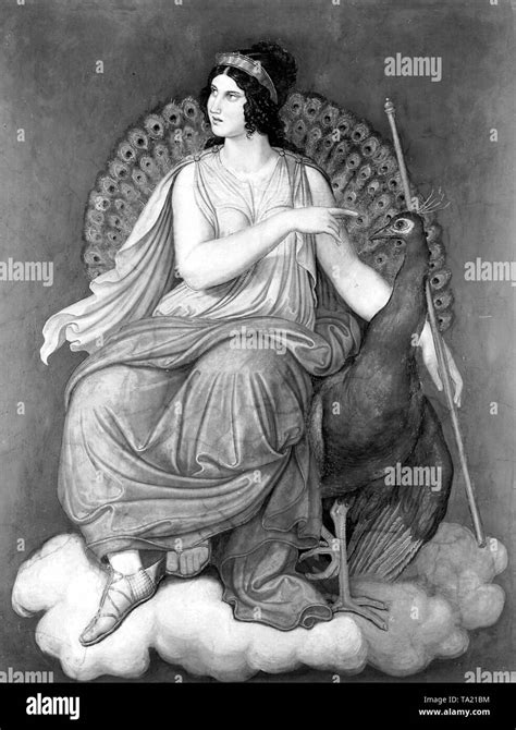 Juno Der Antiken Römischen Göttin Gattin Des Zeus Darstellung Der