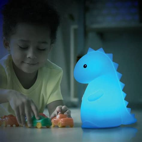 Wooden Dinosaur Night Light Green Inventory Cleanup Selling Sale