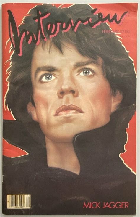 Interview Magazine 1985 Mick Jagger